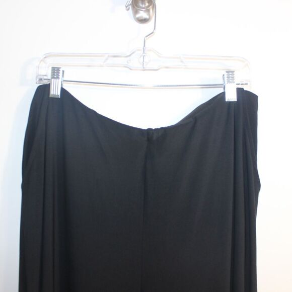 NEW Open Edit pull on Black Wide leg Pants Size Large - Picture 3 of 10